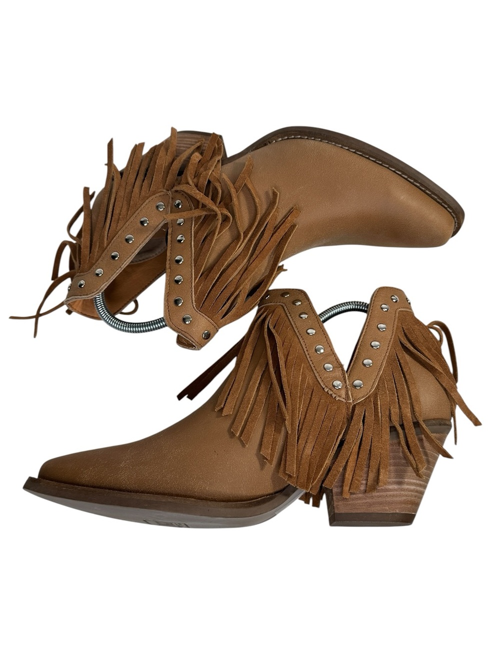 Dingo Women's Fine N' Dandy Leather Booties - Snip Toe. Sz: 11M - Picture 7 of 13